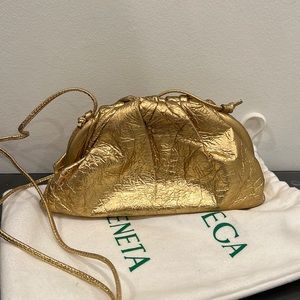 Authentic Bottega Veneta Gold Bag